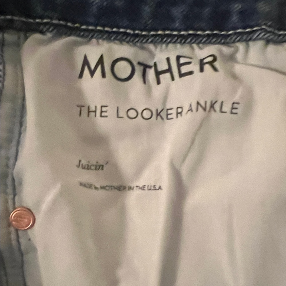 MOTHER Indigo Denim Jeans